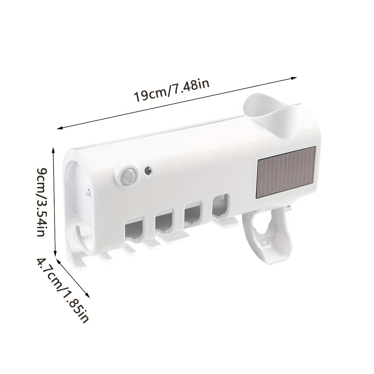 Sanitizador UV para Cepillos con Dispensador Automático de Pasta