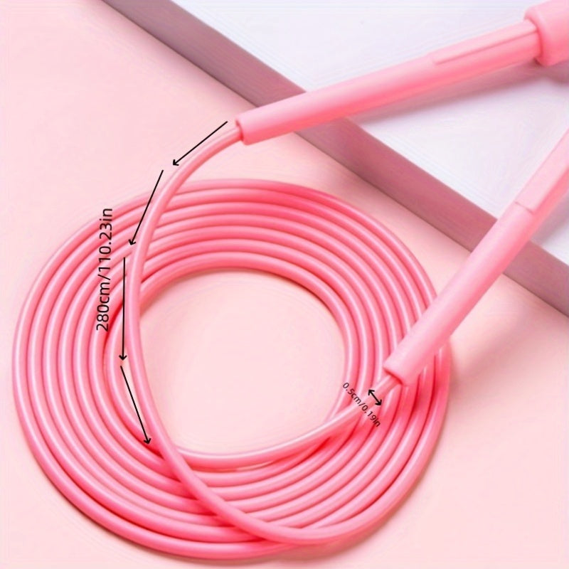 Cuerda Antideslizante Rosa para Ejercicio y Fitness