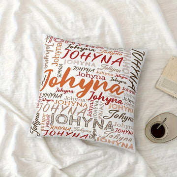 Funda de Cojín Personalizada en Poliéster, Regalo para Mamá