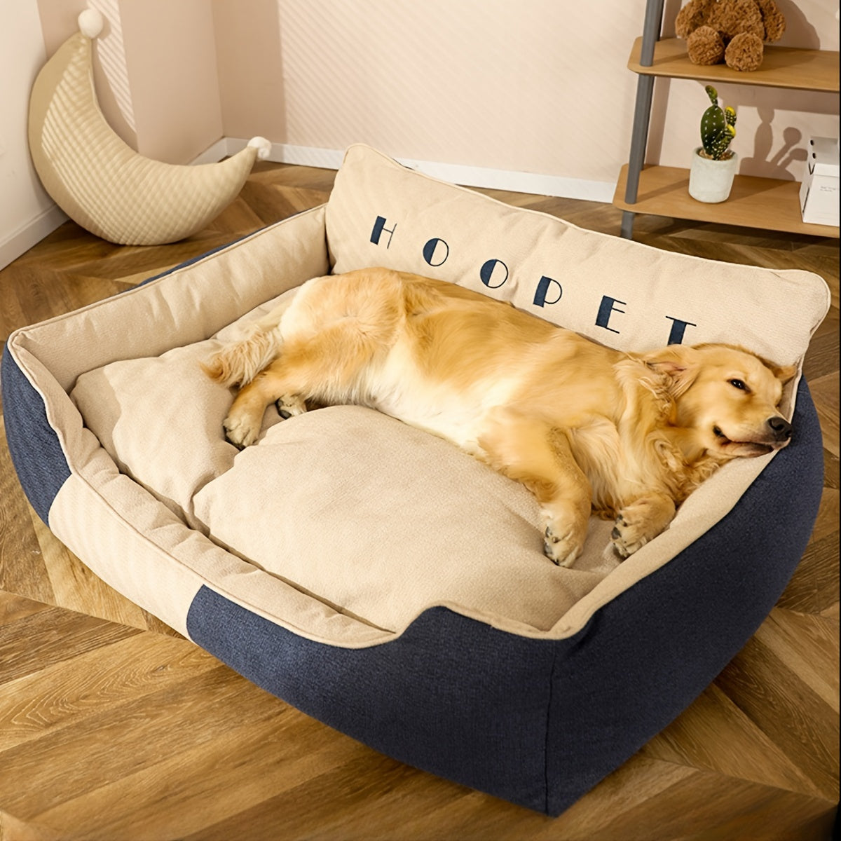 Cama para Mascotas Extra Grande y Duradera - Lavable, Todas las Estaciones