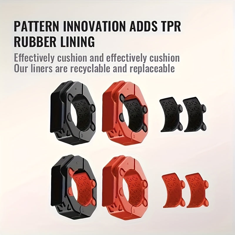 Cierre de Seguridad para Pesas, Antideslizante, 2 Piezas