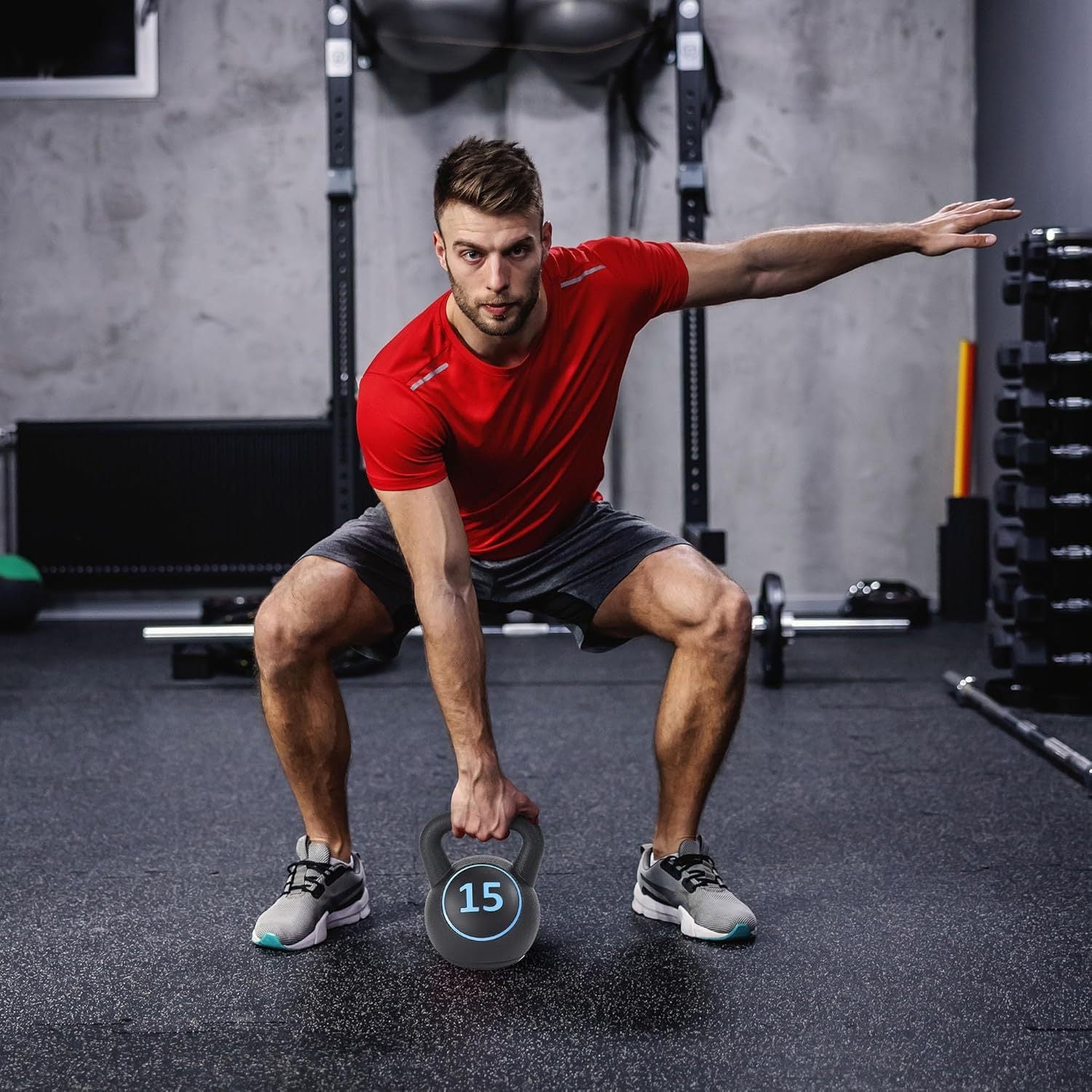 Set de Kettlebells BalanceFrom para Ejercicio y Fitness