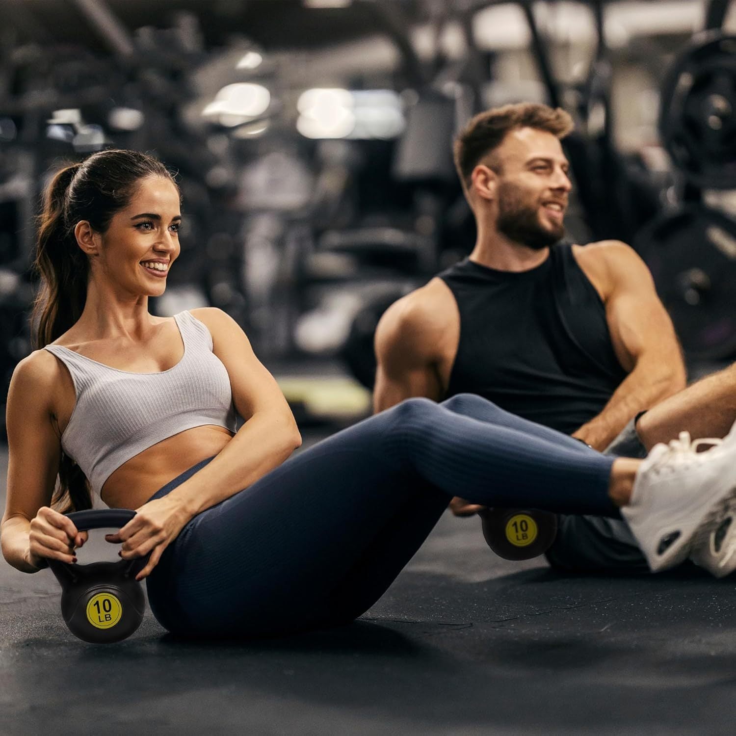 Set de Kettlebells BalanceFrom para Ejercicio y Fitness