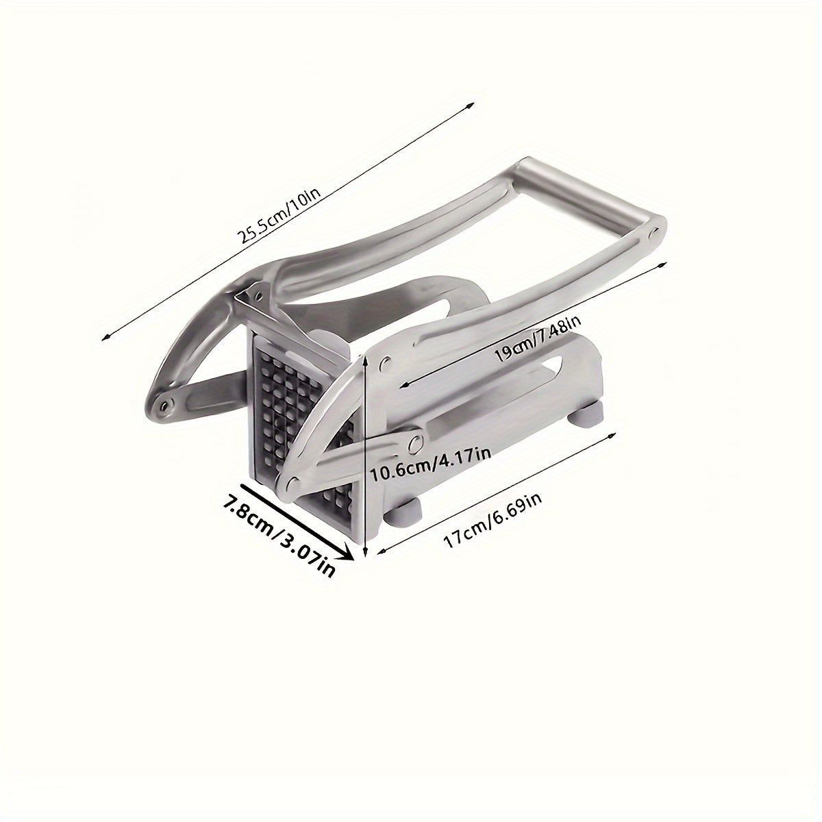 Picadora y Cortadora Manual de Acero Inoxidable para Cocina