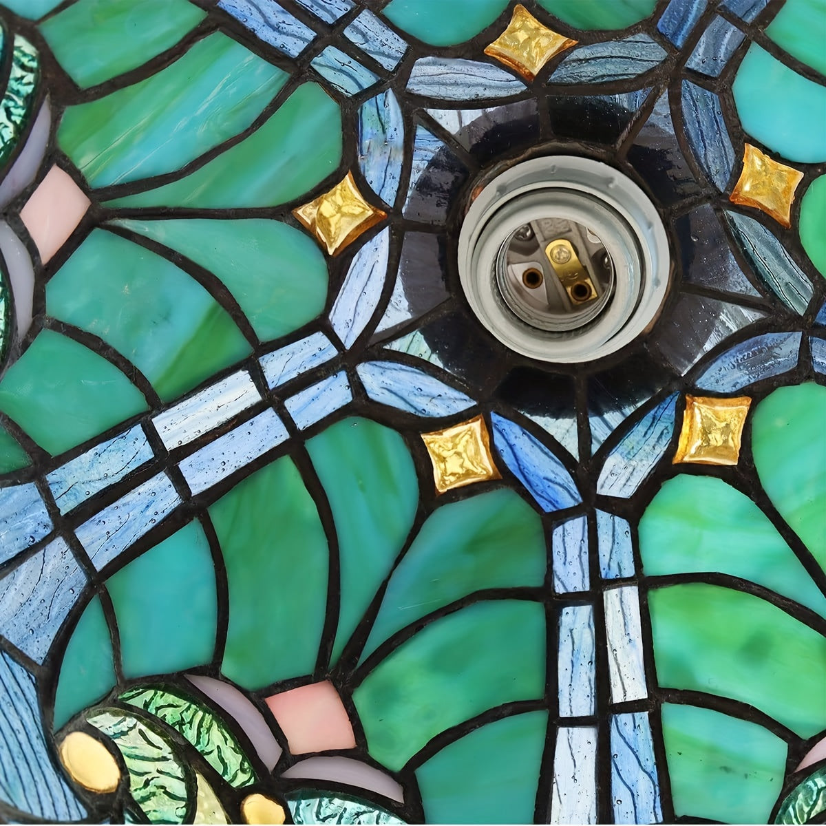 Lámpara de Pie Vintage con Pantalla de Cristal Satinado y Cuello Ajustable