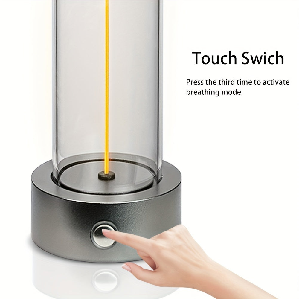 Lámpara de Mesa LED Recargable con Puerto USB y Brillo Ajustable