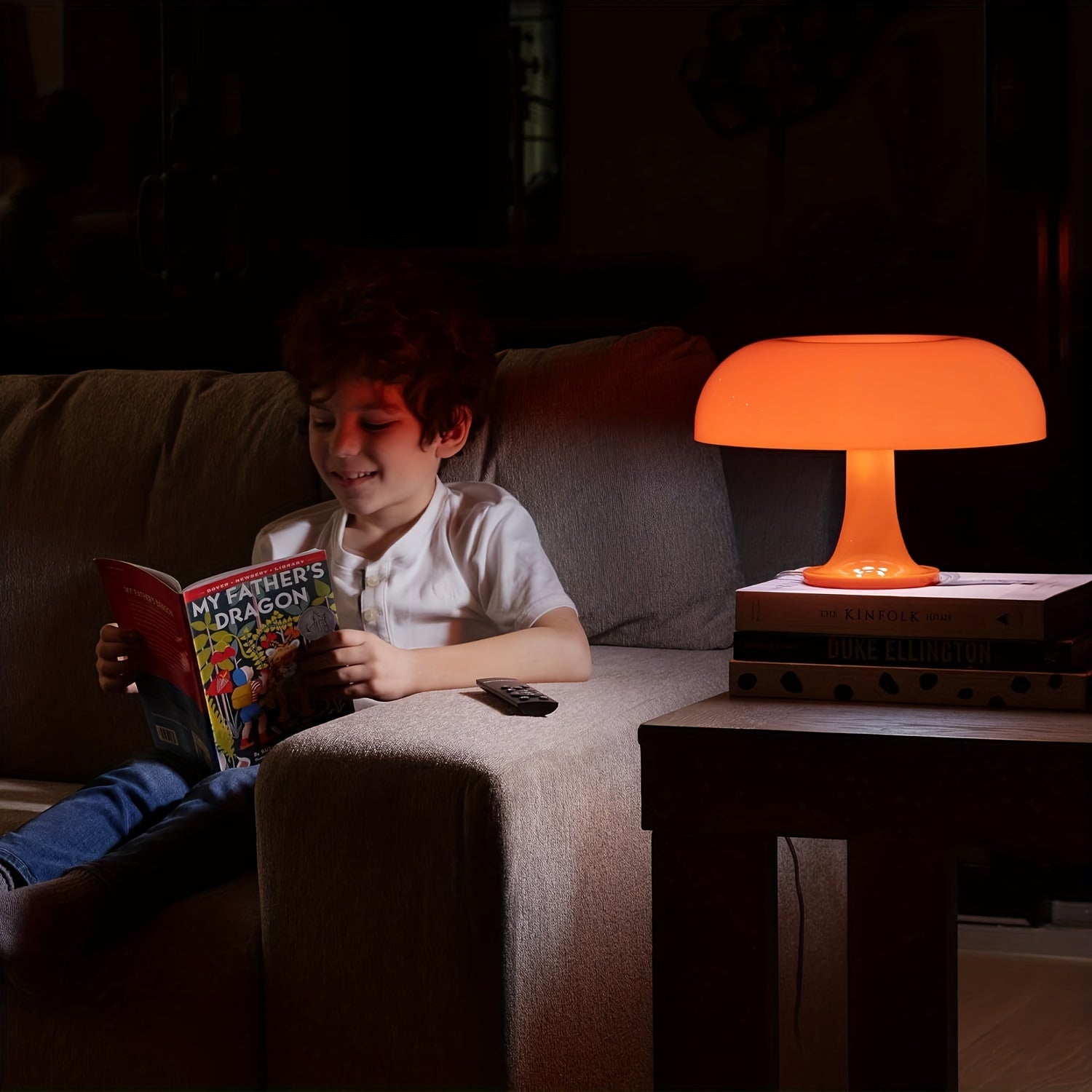 Lámpara de Mesa LED Champiñón Chic - Luz Regulable USB para Decoración de Hogar