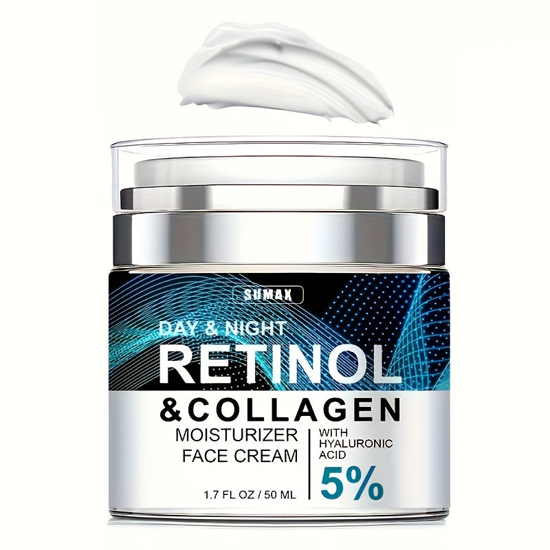 Crema Hidratante Facial con Retinol 50ml para Día y Noche