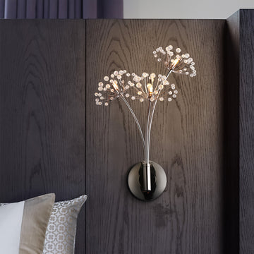 Aplique de Pared LED Dandelion de Cristal