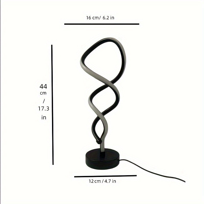 Lámpara de Mesa de Lujo con Luz LED Tricolor Ajustable