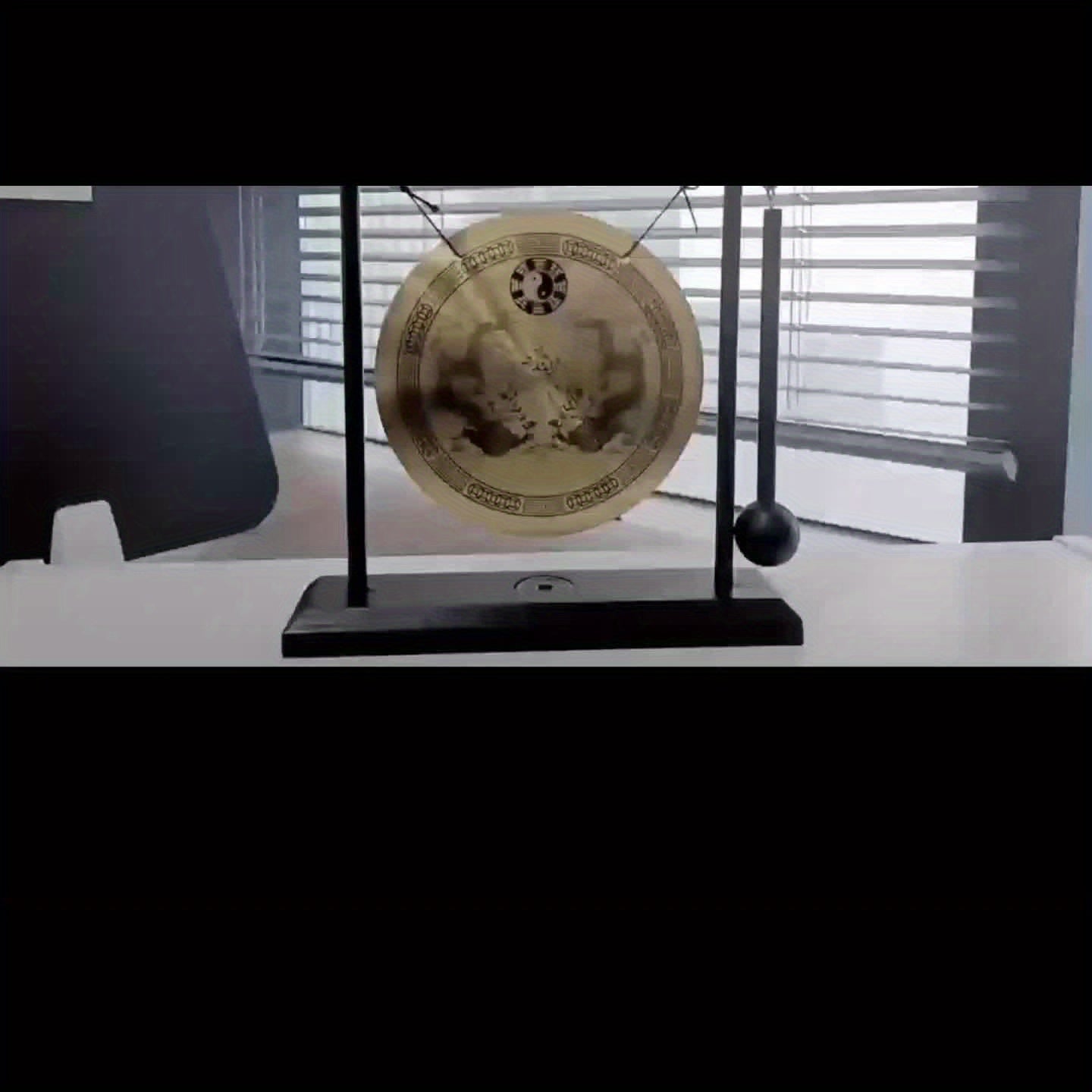 Gong de Escritorio de Latón Zen Art para Meditación y Relax