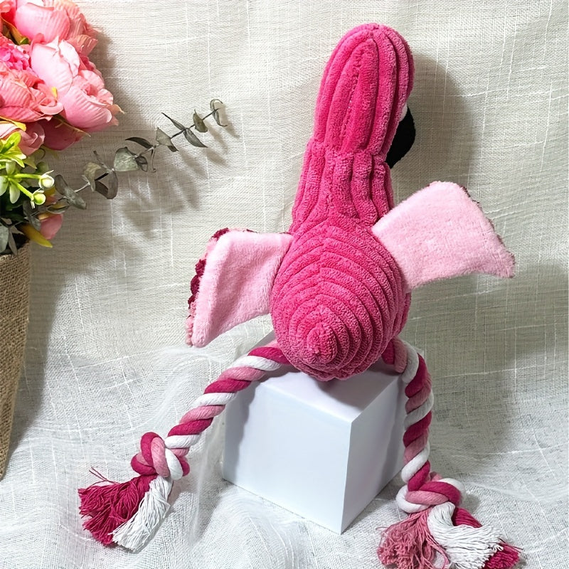 Juguete Interactivo de Peluche Flamenco para Perros de Todas las Razas