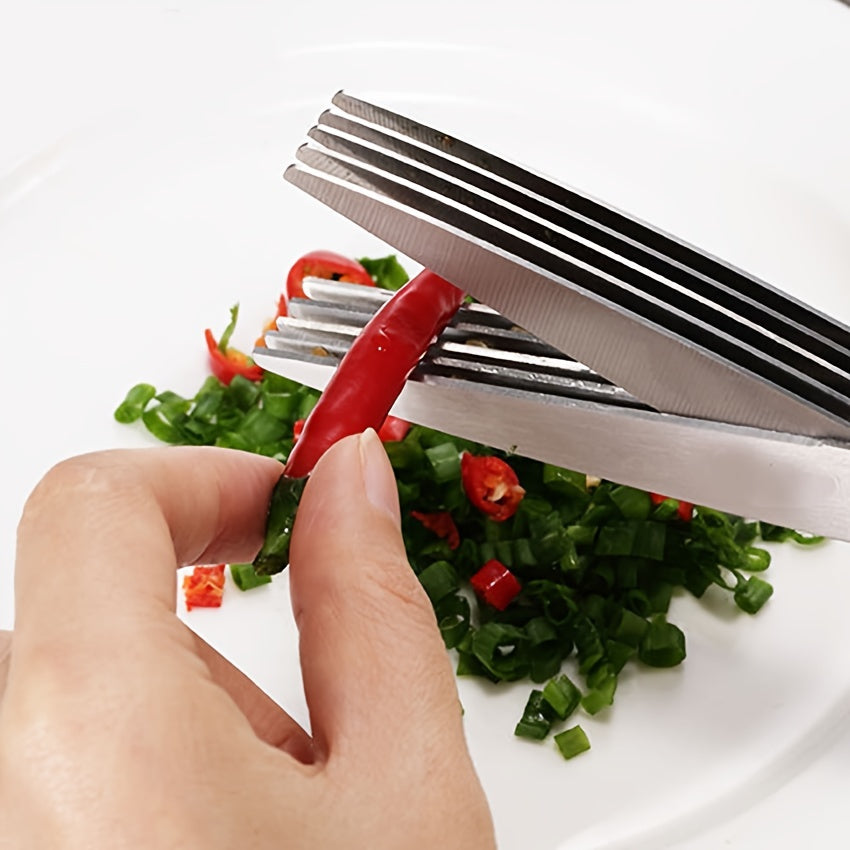 Tijeras de Cocina Multifunción de Acero Inoxidable