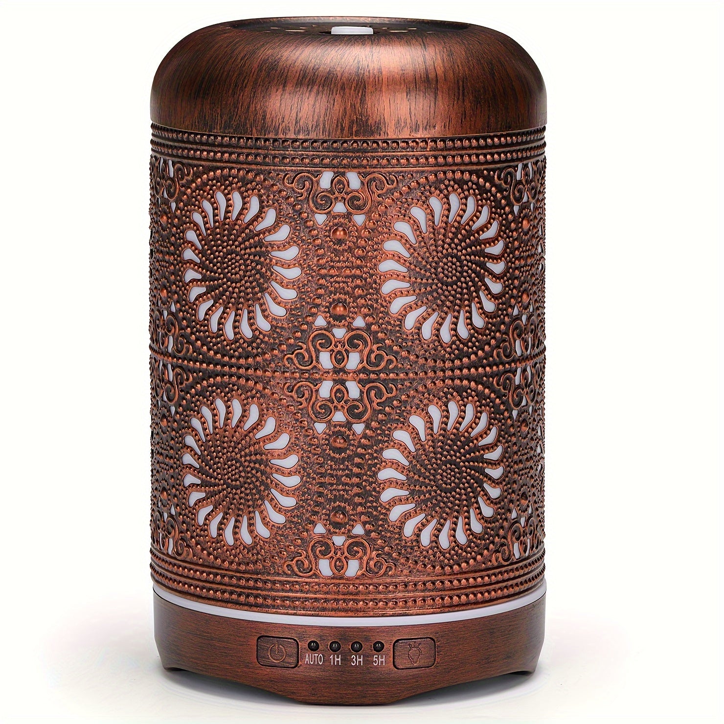 Difusor de Aromaterapia Ultrasónico de Metal para Hogar y Oficina