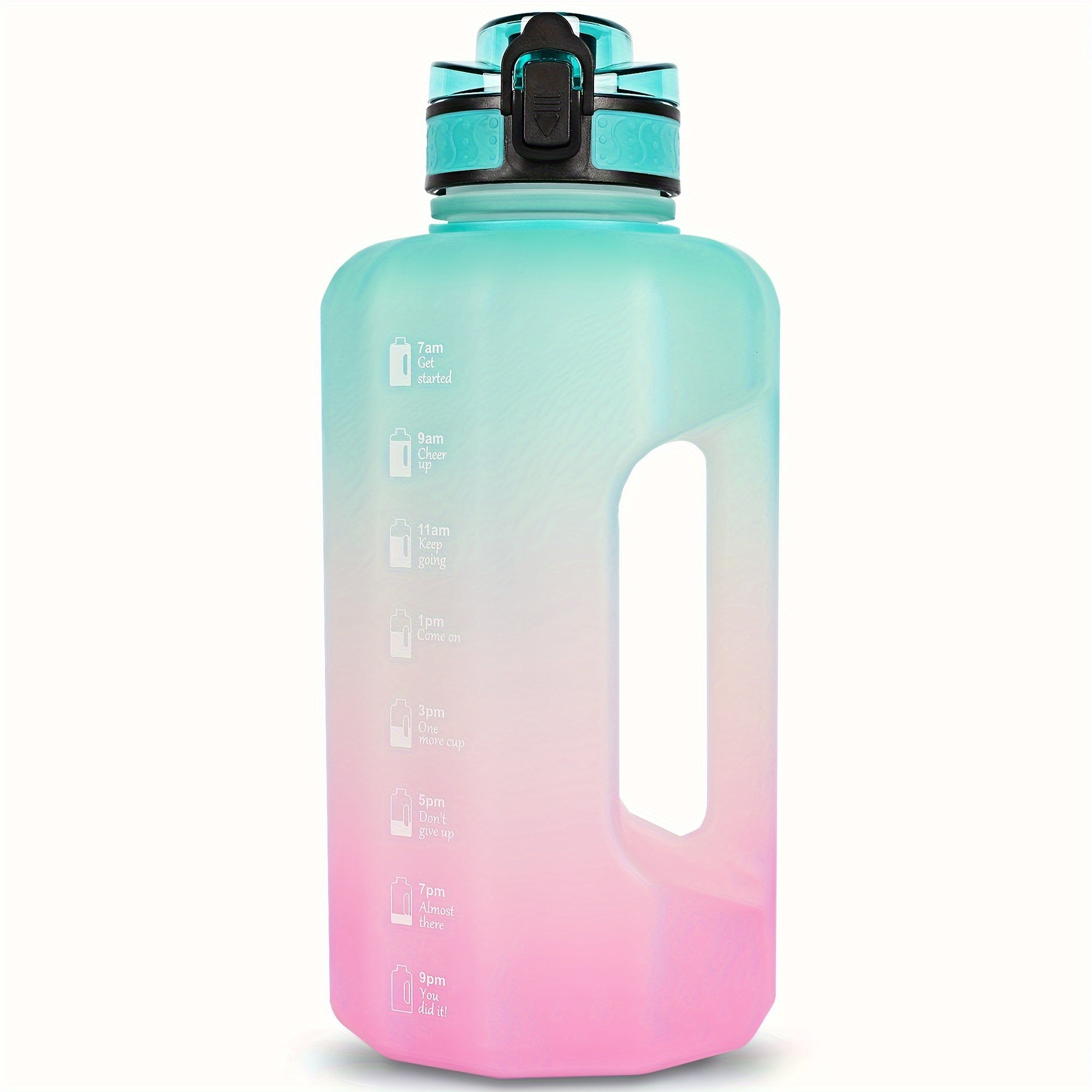 Botella de Agua Grande 2.2L con Asa, Libre de BPA para Fitness