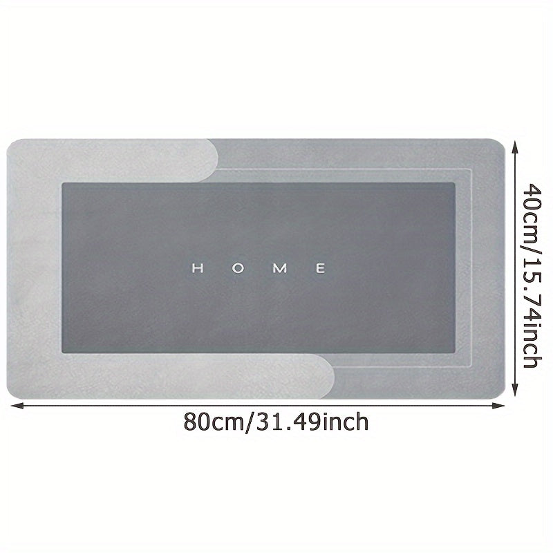 Alfombra Antideslizante de Cocina 3mm, Base de Goma Natural