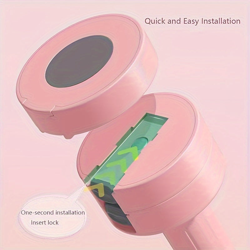 Set de Mancuernas Ajustables Rosa 5kg para Entrenamiento en Casa