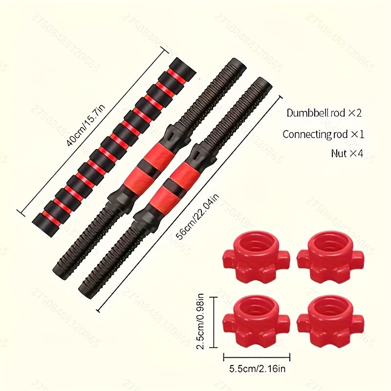 Set de Gimnasio Ajustable con Sistema de Pesas Intercambiables