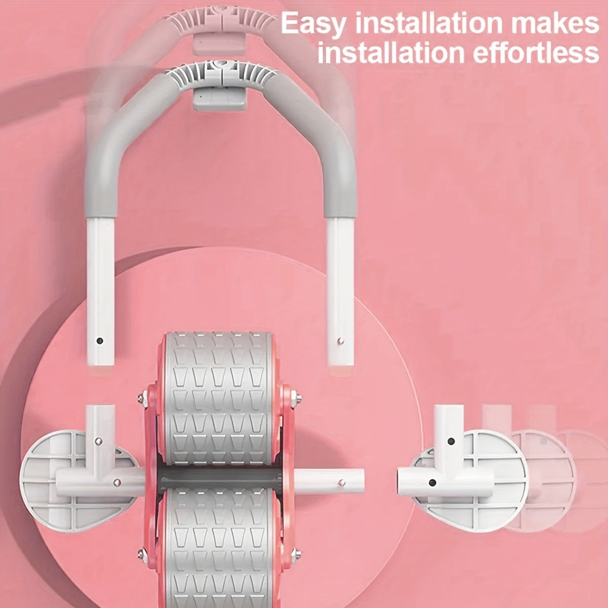 Rueda Abdominal Automática con Temporizador y Soporte