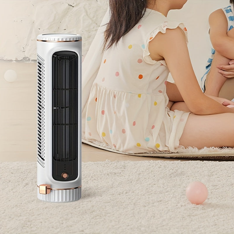 Ventilador Portátil Silencioso Recargable USB - 3 Velocidades