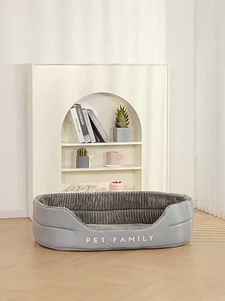 Cama Lavable para Perros, Reversible y Acogedora
