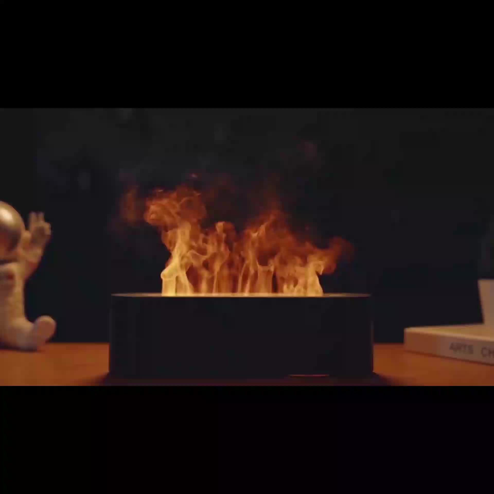 Humidificador Ultrasónico con Luz Ambiental de Siete Colores