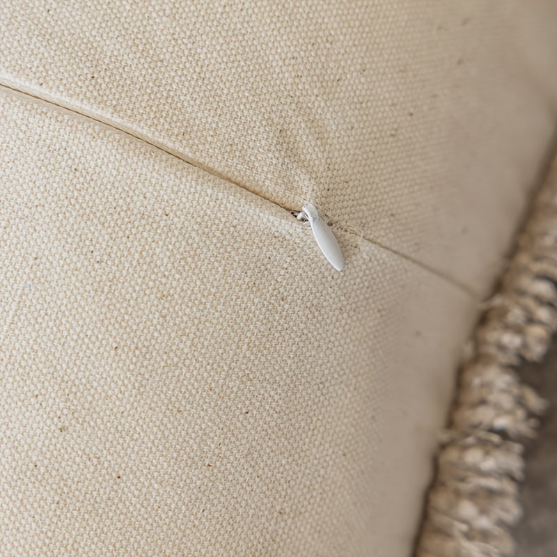 Funda de Cojín Boho Reversible de Poliéster para Salón y Dormitorio