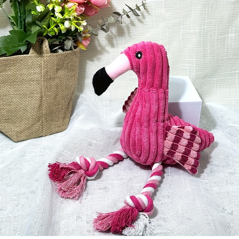 Juguete Interactivo de Peluche Flamenco para Perros de Todas las Razas
