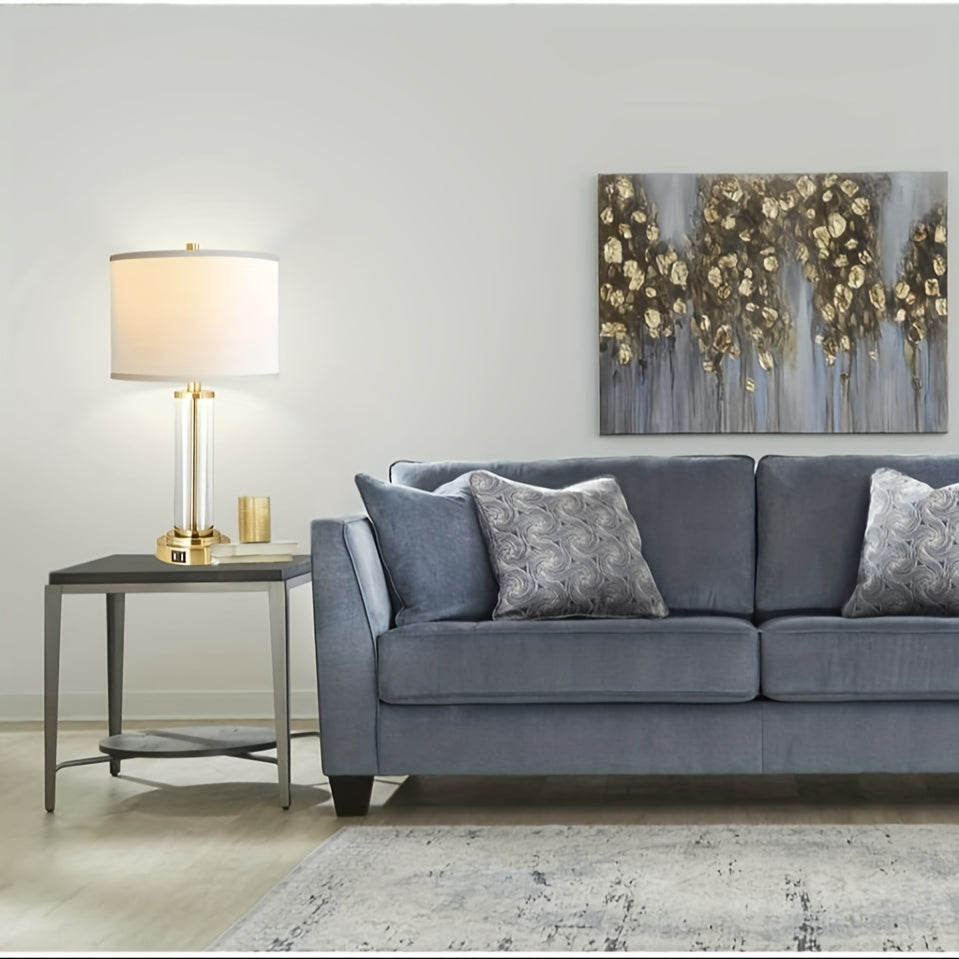 Lámparas de Mesita con Control Táctil y Puertos USB, Set de 2