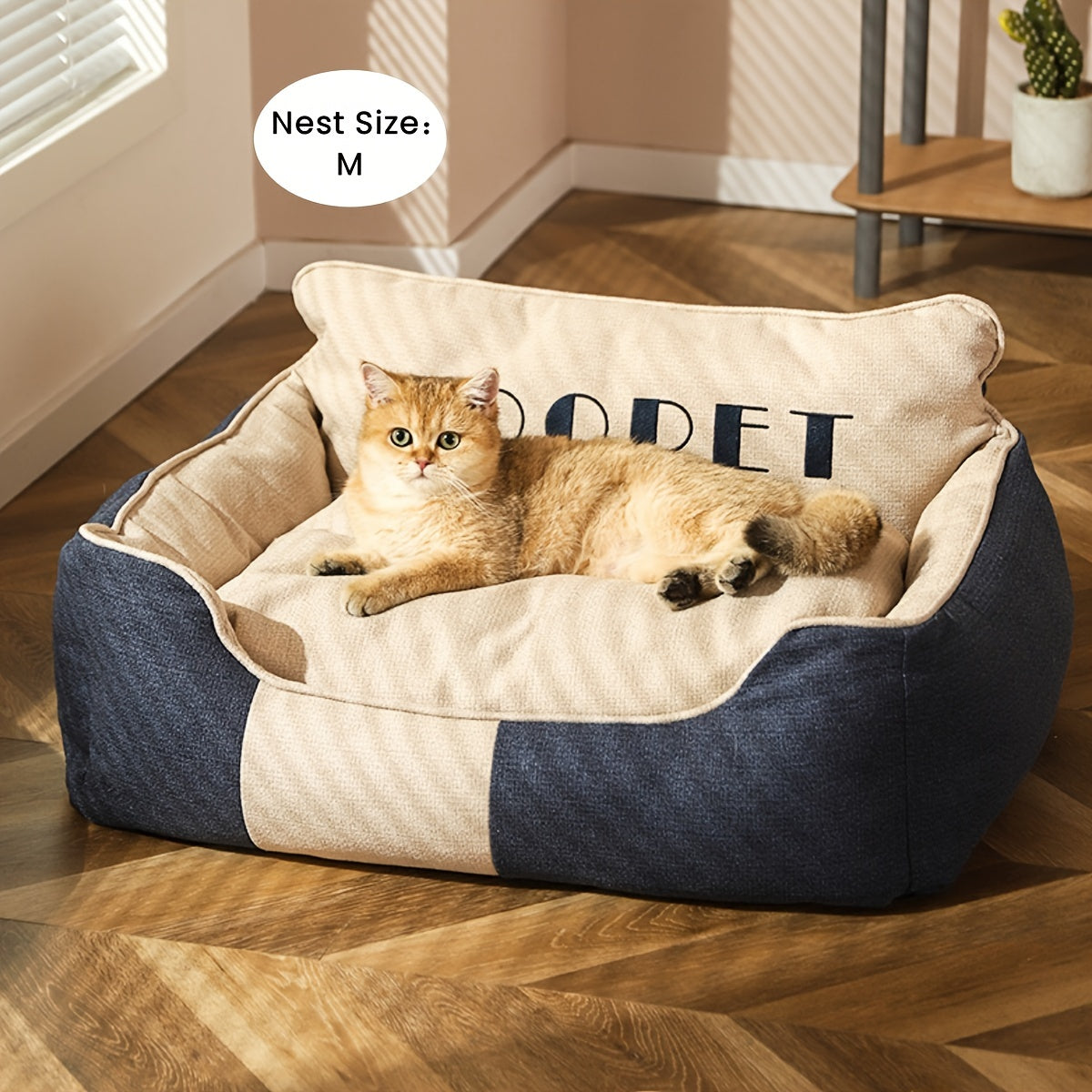 Cama para Mascotas Extra Grande y Duradera - Lavable, Todas las Estaciones