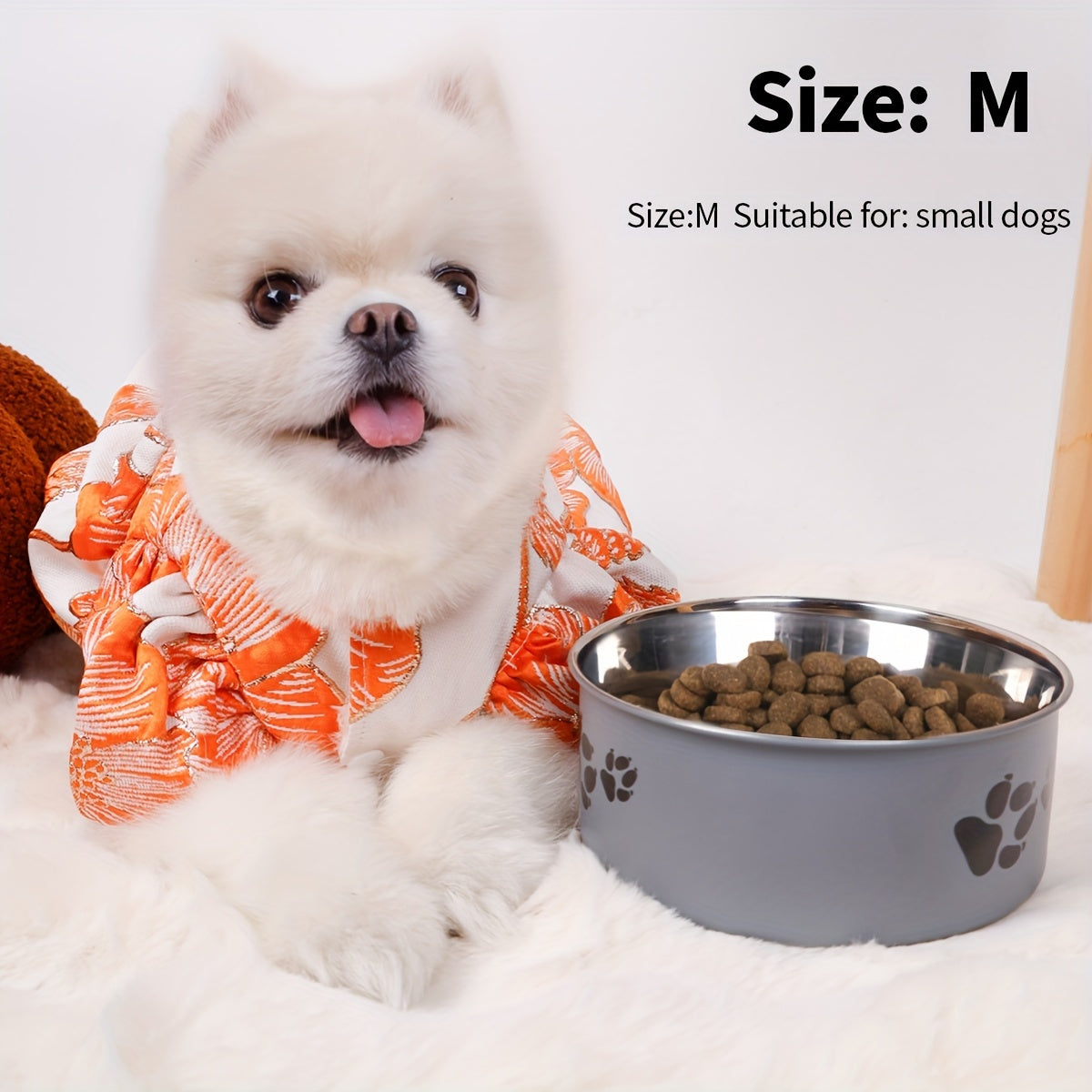 Comedero Antideslizante de Acero Inoxidable para Perros