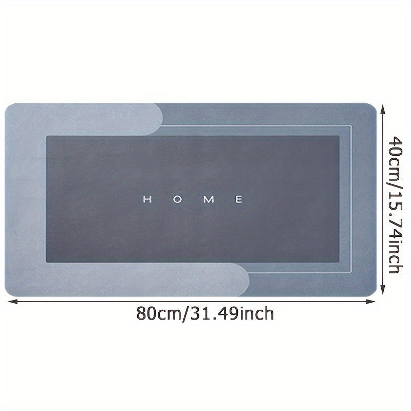 Alfombra Antideslizante de Cocina 3mm, Base de Goma Natural