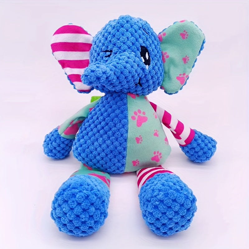 Juguete de Peluche Elefante para Perros con Sonajero