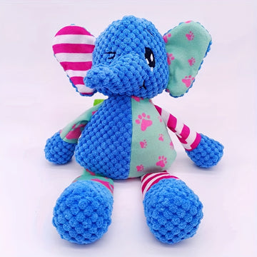 Juguete de Peluche Elefante para Perros con Sonajero