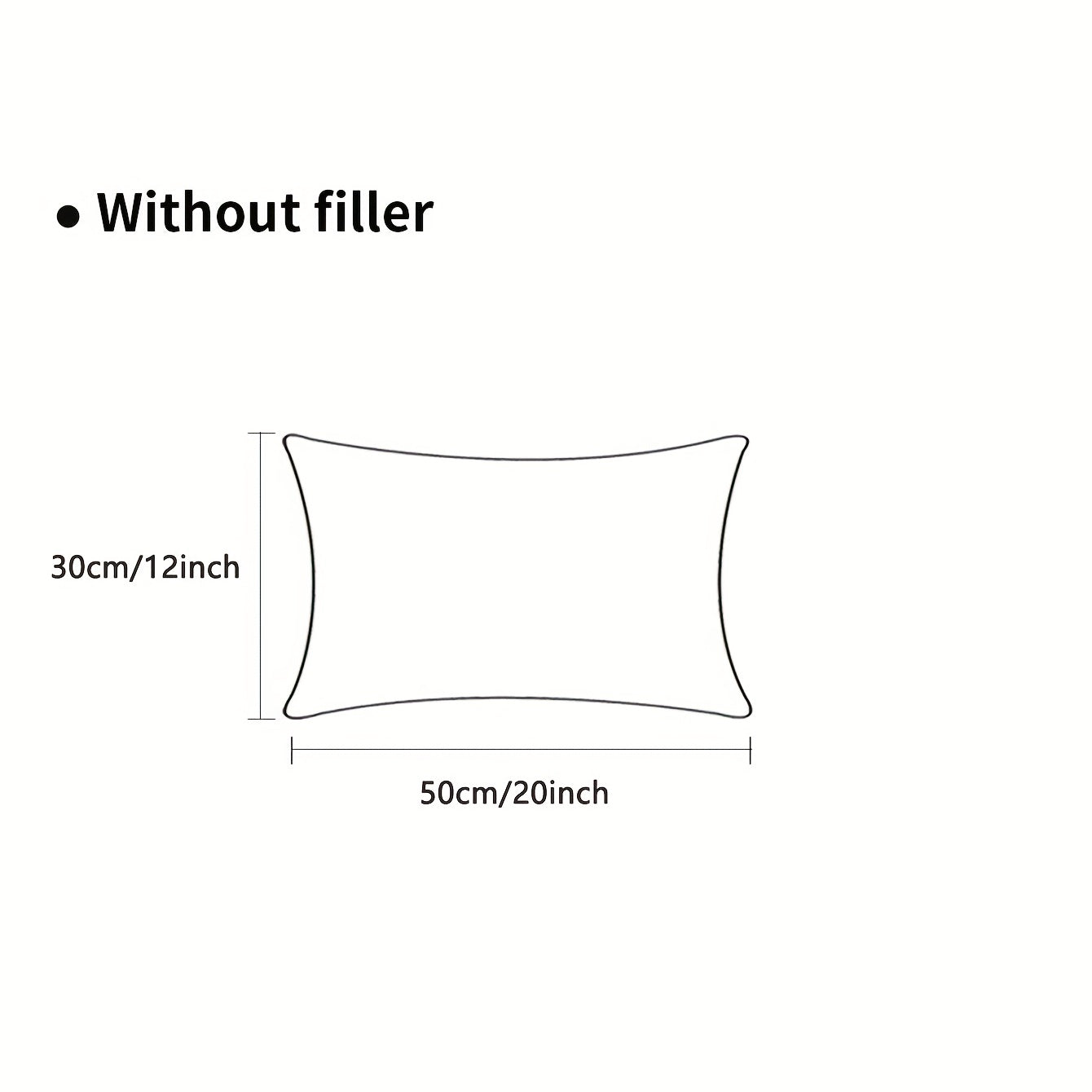 Funda de Cojín Suave con Lazo y Pom Pom de Poliéster