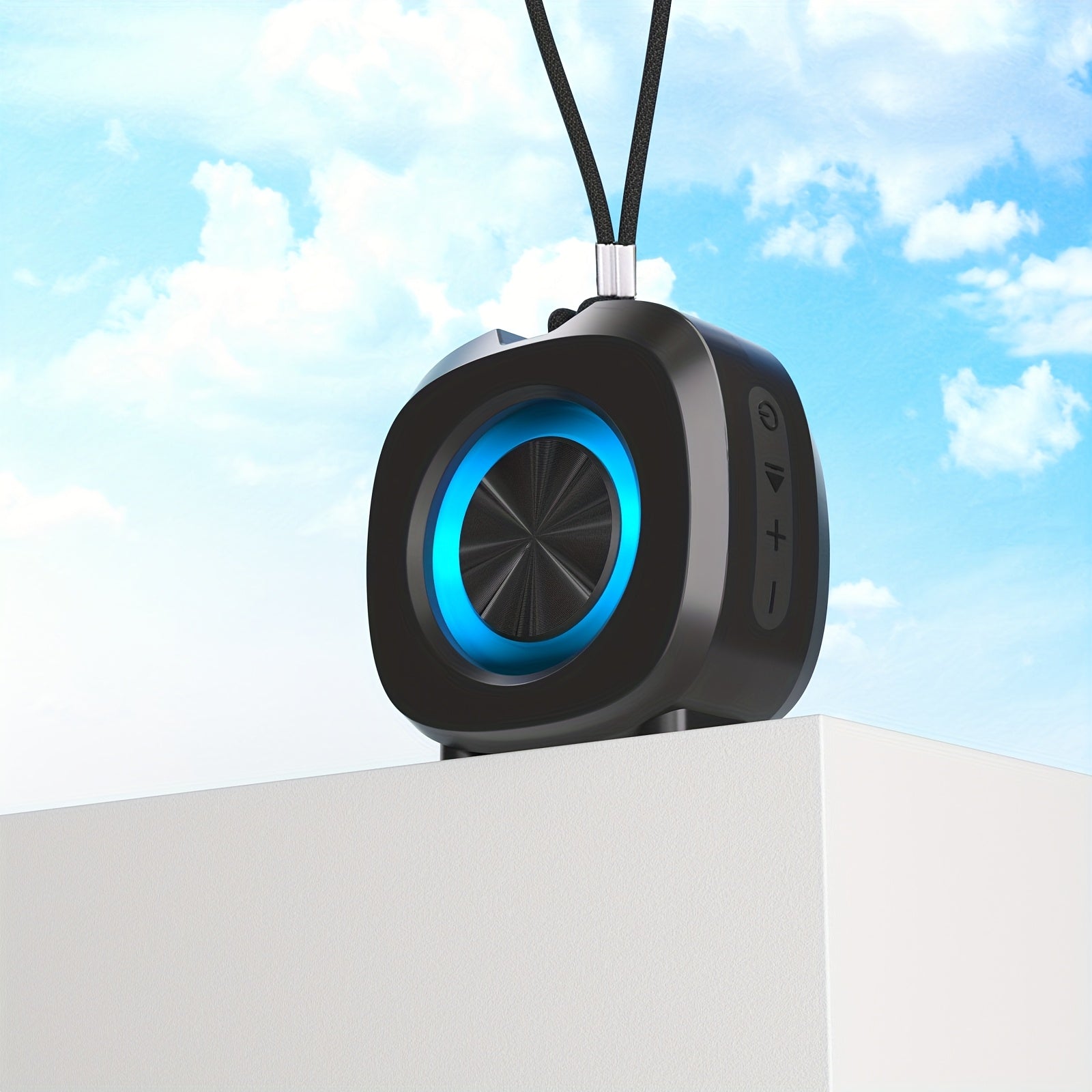 Altavoz Inalámbrico Portátil con Luz RGB, Recargable por USB-C