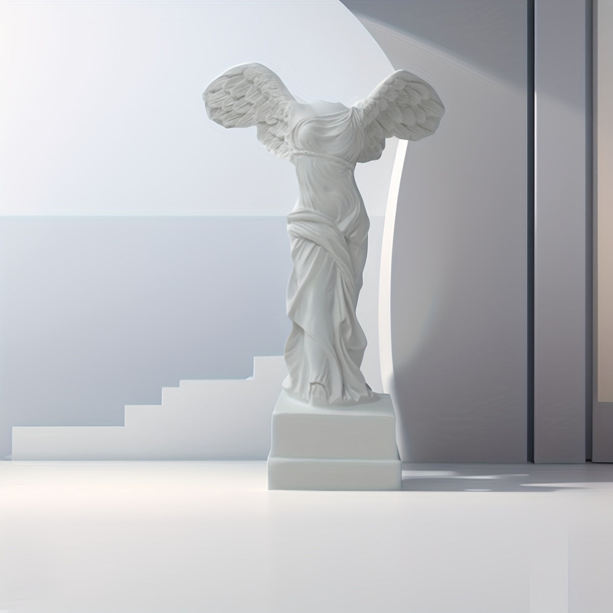 Escultura de Ángel Sin Cabeza de Resina para Decoración del Hogar