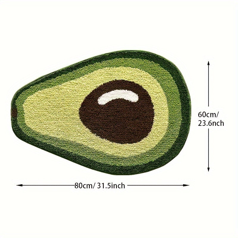 Alfombra de Baño Ovalada Antideslizante de Microfibra