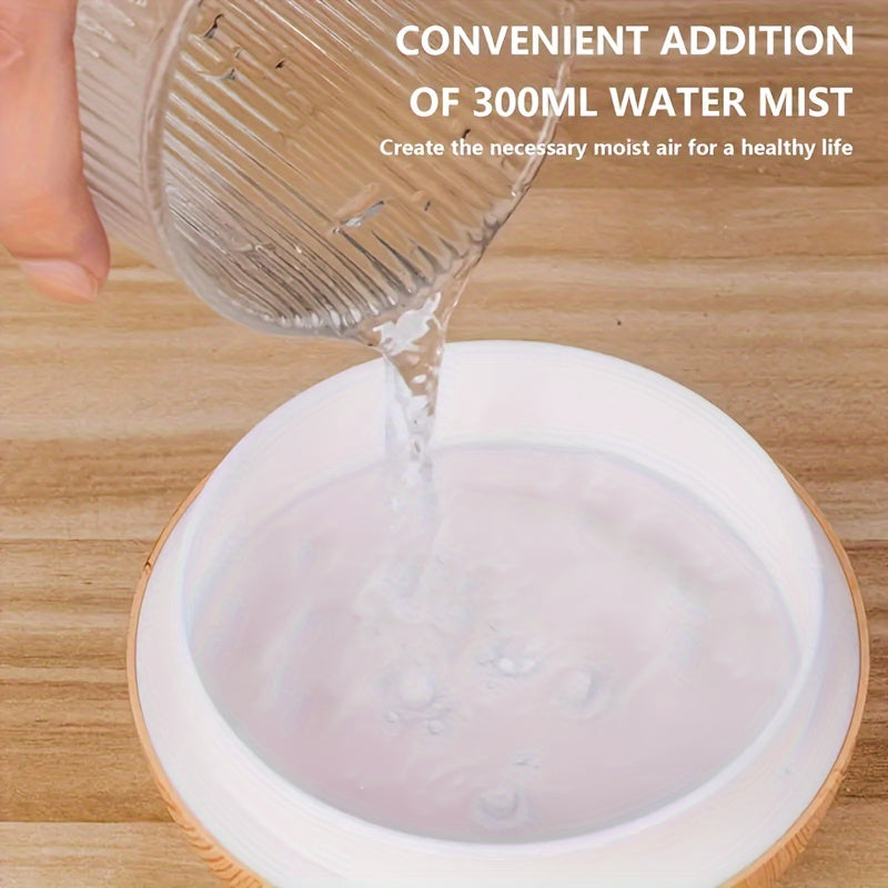 Humidificador USB de Madera YETHKE | Difusor de Aceites Esenciales