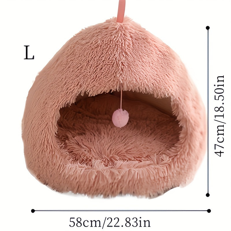 Cama Redonda Acogedora para Mascotas, Varios Tamaños y Colores