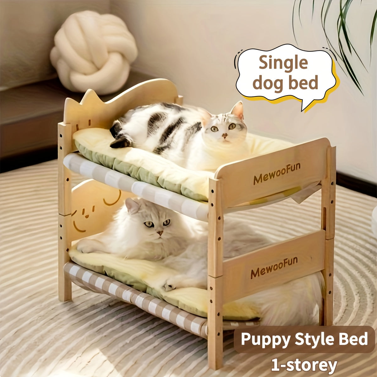 Hamaca Elevada de Tres Niveles para Mascotas