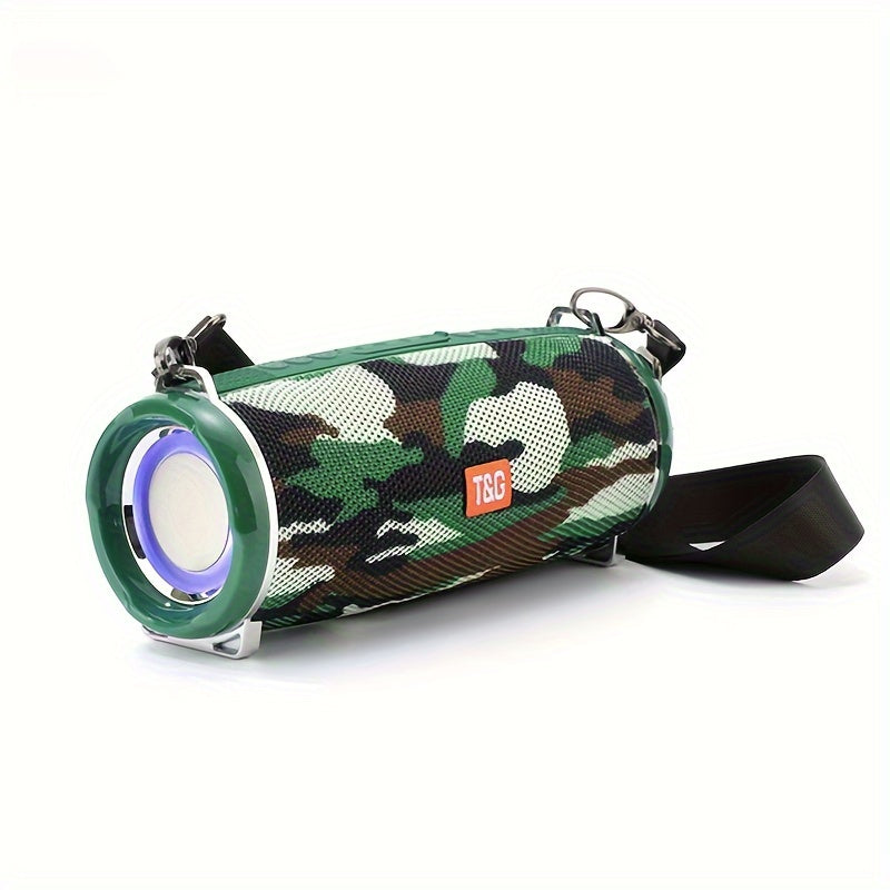 Altavoz Inalámbrico Portátil con Luces LED y Reproductor de Música