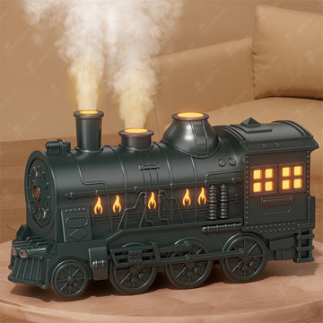 Difusor de Aromas y Humidificador en Forma de Tren, 300 ml