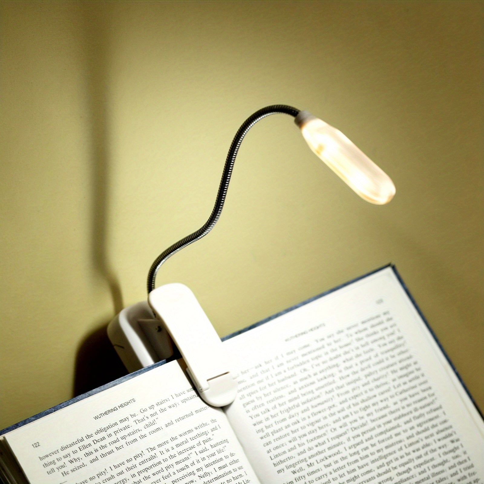 Lámpara de Escritorio LED con Brazo Ajustable y Clip