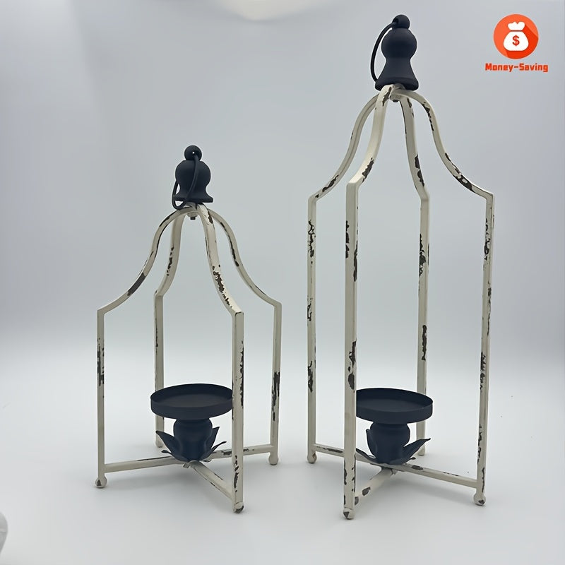 Candelabro de Hierro Estilo Europeo, Decoración de Mesa