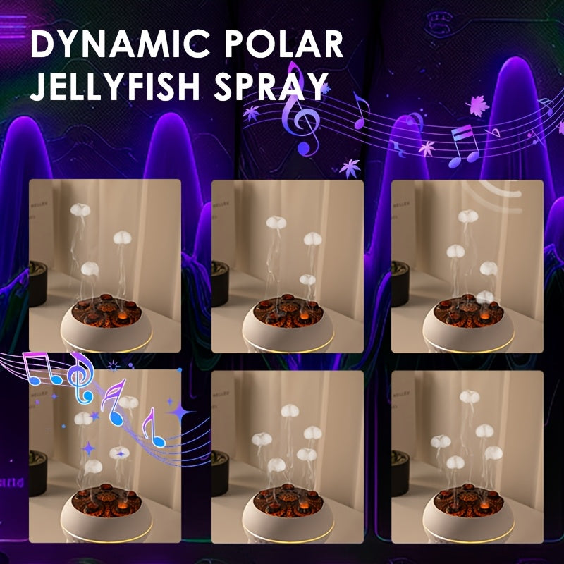 Difusor de Aromaterapia Inteligente Multi-Spray con LED y Música