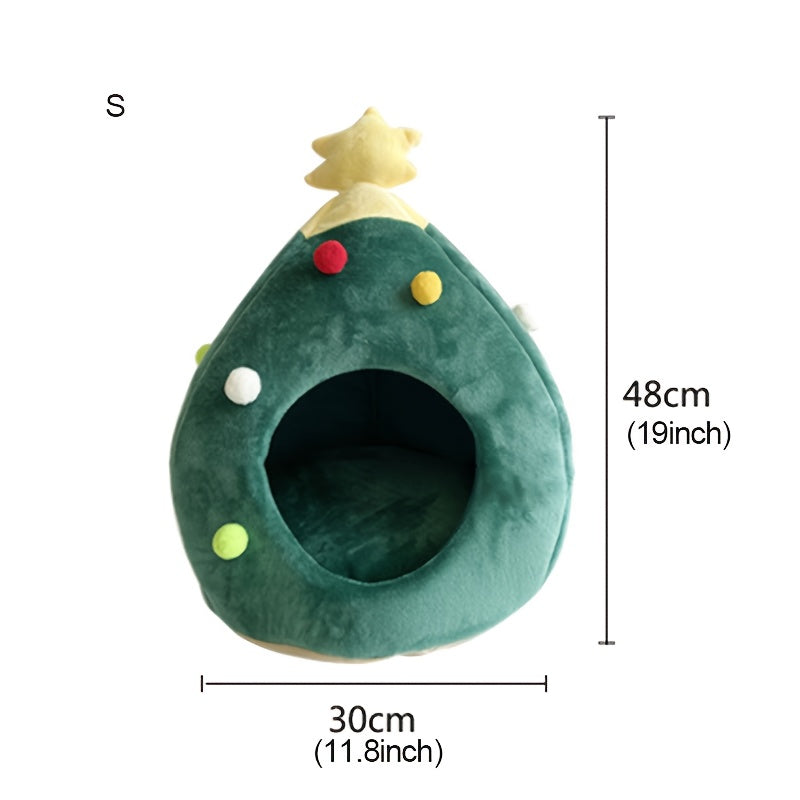 Cama Navideña para Mascotas, Estilo Clásico, Material Polipropileno