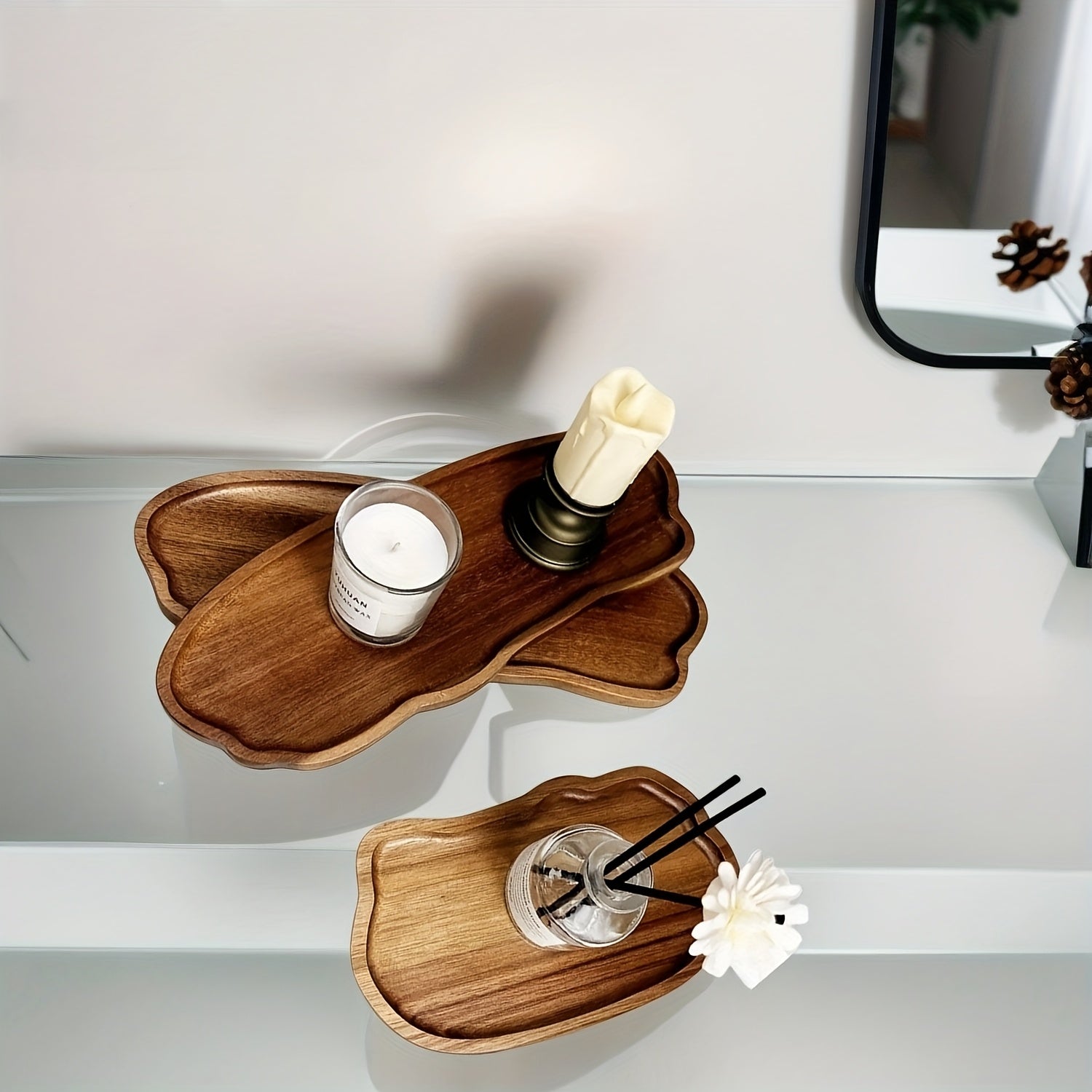 Bandejas de Madera para Baño: Almacenaje Elegante y Funcional