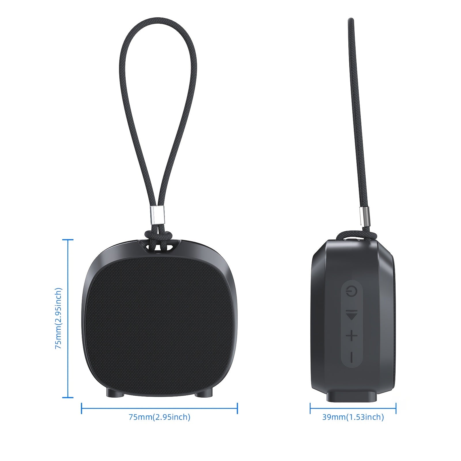 Altavoz Inalámbrico Portátil con Luz RGB, Recargable por USB-C