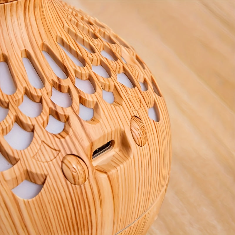 Humidificador USB de Madera YETHKE | Difusor de Aceites Esenciales